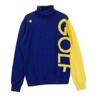 DESCENTE GOLF �f�T���g�S���t  �^�[�g���l�b�N �j�b�g�Z�[�^�[  �l�C�r�[�n �T�C�Y�FM �����N�FB �y���Áz�S���t�E�F�A