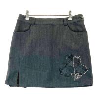 BLACK&WHITE �u���b�N�A���h�z���C�g  �X�g���b�`�X�J�[�g  �O���[�n �T�C�Y�F2 �����N�FA- �y���Áz�S���t�E�F�A