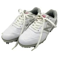 NEW BALANCE GOLF �j���[�o�����X WG996WS �S���t�V���[�Y  �z���C�g�n �T�C�Y�F24 �����N�FA- �y���Áz�S���t�E�F�A