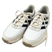 ADIDAS GOLF �A�f�B�_�X�S���t 2024�N���f�� �X�p�C�N���X�V���[�Y S2G SL ���U�[  �z���C�g�n �T�C�Y�F27 �����N�FB �y���Áz�S���t�E�F�A