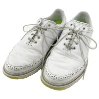 ADIDAS GOLF �A�f�B�_�X�S���t ID4748 MC80 �X�p�C�N���X �S���t�V���[�Y  �z���C�g�n �T�C�Y�F25.5cm �����N�FB �y���Áz�S���t�E�F�A