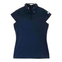 DESCENTE GOLF �f�T���g�S���t  �m�[�X���[�u �ݕtT�V���c  �l�C�r�[�n �T�C�Y�FL �����N�FA- �y���Áz�S���t�E�F�A