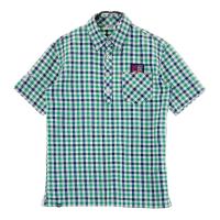 FILA GOLF �t�B���S���t  �����|���V���c �{�^���_�E�� �V�A�T�b�J�[ �`�F�b�N�� �O���[���n �T�C�Y�FM �����N�FA- �y���Áz�S���t�E�F�A