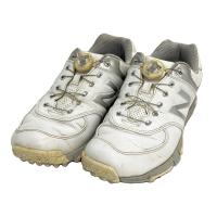 NEW BALANCE GOLF �j���[�o�����X MGB574WS �S���t�V���[�Y  �z���C�g�n �T�C�Y�F24.5cm �����N�FB �y���Áz�S���t�E�F�A