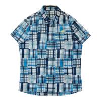 BEAMS GOLF �r�[���X�S���t  �����|���V���c �{�^���_�E�� �`�F�b�N�� �u���[�n �T�C�Y�F �����N�FA- �y���Áz�S���t�E�F�A