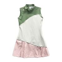 DESCENTE GOLF �f�T���g�S���t  �m�[�X���[�u�����s�[�X  �O���[���n �T�C�Y�FL �����N�FN �y�V�i�z�S���t�E�F�A