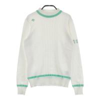 DESCENTE GOLF �f�T���g�S���t DGWVJL02 ���b�N�l�b�N �j�b�g�Z�[�^�[  �z���C�g�n �T�C�Y�FS �����N�FA- �y���Áz�S���t�E�F�A