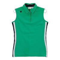 DESCENTE GOLF �f�T���g�S���t  �m�[�X���[�u�|���V���c  �O���[���n �T�C�Y�FL �����N�FA- �y���Áz�S���t�E�F�A