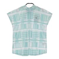 TOMMY HILFIGER GOLF �g�~�[ �q���t�B�K�[�S���t  �t�����`�X���[�u ���b�N�l�b�N����T�V���c �`�F�b�N�� �O���[���n �T�C�Y�FL �����N�FB �y���Áz�S���t�E�F�A