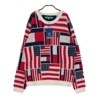 TOMMY HILFIGER GOLF �g�~�[ �q���t�B�K�[�S���t  �N���[�l�b�N �����j�b�g�Z�[�^�[ ���� ���b�h�n �T�C�Y�FLL �����N�FN�y�V�i�z�S���t�E�F�A