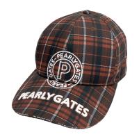 PEARLY GATES �p�[���[�Q�C�c  �T�[�N�����S�h�J����L���b�v �`�F�b�N�� �u���E���n �����N�FB �y���Áz�S���t�E�F�A