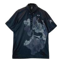 OAKLEY �I�[�N���[ FOA403516 �{�^���_�E�� �����|���V���c �X�J���h�J  �u���b�N�n �T�C�Y�FXL �����N�FA- �y���Áz�S���t�E�F�A
