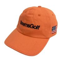 BEAMS GOLF �r�[���X�S���t  �L���b�v  �I�����W�n �����N�FA- �y���Áz�S���t�E�F�A