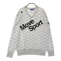 DESCENTE GOLF �f�T���g�S���t  �����j�b�g�Z�[�^�[ ���� �O���[�n �T�C�Y�FL �����N�FB �y���Áz�S���t�E�F�A