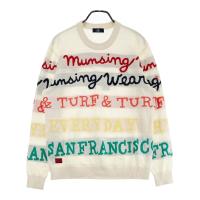 MUNSING WEAR �}���V���O�E�F�A  �����j�b�g�Z�[�^�[ ���� �z���C�g�n �T�C�Y�FLL �����N�FA- �y���Áz�S���t�E�F�A