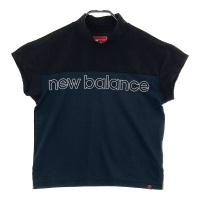 NEW BALANCE GOLF �j���[�o�����X  ���b�N�l�b�N����T�V���c  �u���b�N�n �T�C�Y�F0 �����N�FA- �y���Áz�S���t�E�F�A