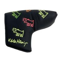 KEITH HARING �P�[�X �w�����O  �w�b�h�J�o�[ ���� �u���b�N�n �����N�FA- �y���Áz�S���t�E�F�A