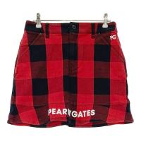 PEARLY GATES �p�[���[�Q�C�c  �X�g���b�`�X�J�[�g �`�F�b�N�� ���b�h�n �T�C�Y�F0 �����N�FB �y���Áz�S���t�E�F�A