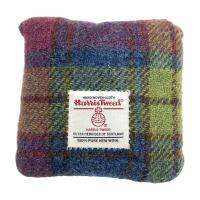 HARRIS TWEED �n���X�c�C�[�h  �}���b�g�^ �w�b�h�J�o�[ �`�F�b�N�� �u���[�n �����N�FA- �y���Áz�S���t�E�F�A