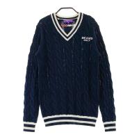 BEAMS GOLF �r�[���X�S���t  V�l�b�N �����j�b�g�Z�[�^�[  �l�C�r�[�n �T�C�Y�FS �����N�FB �y���Áz�S���t�E�F�A