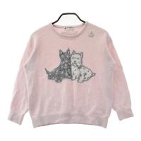 BLACK&WHITE �u���b�N�A���h�z���C�g  �E�[���� �j�b�g �Z�[�^�[  �s���N�n �T�C�Y�FL �����N�FA- �y���Áz�S���t�E�F�A