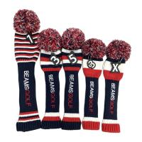 BEAMS GOLF �r�[���X�S���t  �w�b�h�J�o�[ �{���{���t 5�_�Z�b�g �{�[�_�[�� �l�C�r�[�n �����N�FA- �y���Áz�S���t�E�F�A