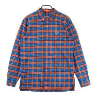 BEAMS GOLF �r�[���X�S���t  �����V���c �{�^���_�E�� �`�F�b�N�� �I�����W�n �T�C�Y�FL �����N�FA- �y���Áz�S���t�E�F�A