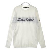 TRAVIS MATHEW �g���r�X�}�V���[ 2026�N���f�� �N���[�l�b�N �j�b�g�Z�[�^�[  �z���C�g�n �T�C�Y�FL �����N�FA- �y���Áz�S���t�E�F�A