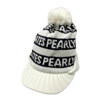 PEARLY GATES �p�[���[�Q�C�c 053-3187095 �j�b�g�L���b�v ���S�{�[�_�[�� �z���C�g�n �����N�FN�y�V�i�z�S���t�E�F�A