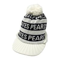 PEARLY GATES �p�[���[�Q�C�c 053-3187095 �j�b�g�L���b�v ���S�{�[�_�[�� �z���C�g�n �����N�FN�y�V�i�z�S���t�E�F�A