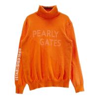 PEARLY GATES �p�[���[�Q�C�c 2024�N���f�� �^�[�g���l�b�N ���S�j�b�g�Z�[�^�[  �I�����W�n �T�C�Y�F0 �����N�FB �y���Áz�S���t�E�F�A