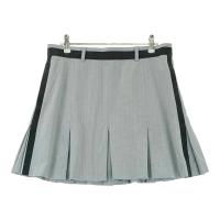 LANVIN SPORT �����o�� �X�|�[��  �v���[�c�X�J�[�g �X�g���C�v�� �O���[�n �T�C�Y�F40 �����N�FA- �y���Áz�S���t�E�F�A