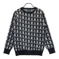 PSYCHO BUNNY �T�C�R�o�j�[  �j�b�g�Z�[�^�[ ���� �u���b�N�n �T�C�Y�FM �����N�FA- �y���Áz�S���t�E�F�A