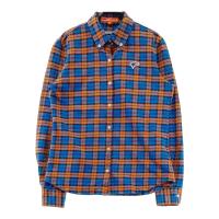 BEAMS GOLF �r�[���X�S���t  ���b�y���t�� �����V���c �{�^���_�E�� �`�F�b�N�� �u���[�n �T�C�Y�FM �����N�FA- �y���Áz�S���t�E�F�A