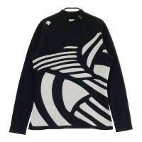 DESCENTE GOLF �f�T���g�S���t  �n�[�t�W�b�v �����j�b�g�Z�[�^�[ ���� �u���b�N�n �T�C�Y�FL �����N�FB �y���Áz�S���t�E�F�A