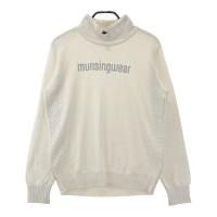 MUNSING WEAR �}���V���O�E�F�A  �n�C�l�b�N �j�b�g�Z�[�^�[ ���S  �z���C�g�n �T�C�Y�FLL �����N�FA- �y���Áz�S���t�E�F�A