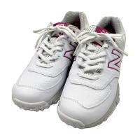 NEW BALANCE GOLF �j���[�o�����X WG574WP �S���t�V���[�Y  �z���C�g�n �T�C�Y�F23cm �����N�FA �y���Áz�S���t�E�F�A