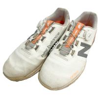 NEW BALANCE GOLF �j���[�o�����X UGBS996A �X�p�C�N���X�S���t�V���[�Y  �z���C�g�n �T�C�Y�F27.0cm �����N�FB �y���Áz�S���t�E�F�A