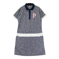 PUMA GOLF �v�[�}�S���t  ���� �|�������s�[�X �X�g���C�v�� �l�C�r�[�n �T�C�Y�FL �����N�FA- �y���Áz�S���t�E�F�A