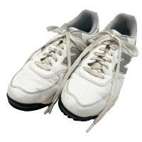NEW BALANCE GOLF �j���[�o�����X UGS574S3 �X�p�C�N���X �S���t�V���[�Y  �z���C�g�n �T�C�Y�F24 �����N�FB �y���Áz�S���t�E�F�A