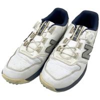 NEW BALANCE GOLF �j���[�o�����X UGBS996X �X�p�C�N���X �S���t�V���[�Y  �z���C�g�n �T�C�Y�F27 �����N�FB �y���Áz�S���t�E�F�A