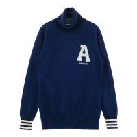 ADIDAS GOLF �A�f�B�_�X�S���t AF6901 �E�[�� �^�[�g���l�b�N �j�b�g�Z�[�^�[  �l�C�r�[�n �T�C�Y�FM �����N�FB �y���Áz�S���t�E�F�A
