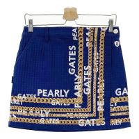 PEARLY GATES �p�[���[�Q�C�c  �X�g���b�`�X�J�[�g ���S �`�F�[��  �l�C�r�[�n �T�C�Y�F1 �����N�FB �y���Áz�S���t�E�F�A