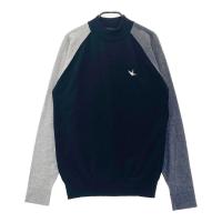 1PIU1UGUALE3 GOLF  ���b�N�l�b�N �E�[���� �j�b�g �Z�[�^�[  �u���b�N�n �T�C�Y�F5 �����N�FB �y���Áz�S���t�E�F�A