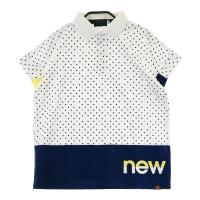 NEW BALANCE GOLF �j���[�o�����X  �����|���V���c �h�b�g�� �z���C�g�n �T�C�Y�F0 �����N�FB �y���Áz�S���t�E�F�A