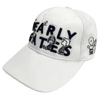 PEARLY GATES �p�[���[�Q�C�c �~PEANUTS �L���b�v �X�k�[�s�[  �z���C�g�n �����N�FA- �y���Áz�S���t�E�F�A
