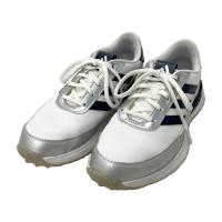 ADIDAS GOLF �A�f�B�_�X�S���t 2025�N���f�� JR6952 �X�p�C�N���X�S���t�V���[�Y  �z���C�g�n �T�C�Y�F24 �����N�FB �y���Áz�S���t�E�F�A