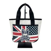 PSYCHO BUNNY �T�C�R�o�j�[  �J�[�g�o�b�O  �z���C�g�n �����N�FB �y���Áz�S���t�E�F�A