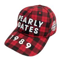 PEARLY GATES �p�[���[�Q�C�c  ���N�� �L���b�v �`�F�b�N�� ���b�h�n �����N�FA- �y���Áz�S���t�E�F�A