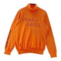 PEARLY GATES �p�[���[�Q�C�c 2024�N���f�� �^�[�g���l�b�N �j�b�g�Z�[�^�[  �I�����W�n �T�C�Y�F7 �����N�FB �y���Áz�S���t�E�F�A